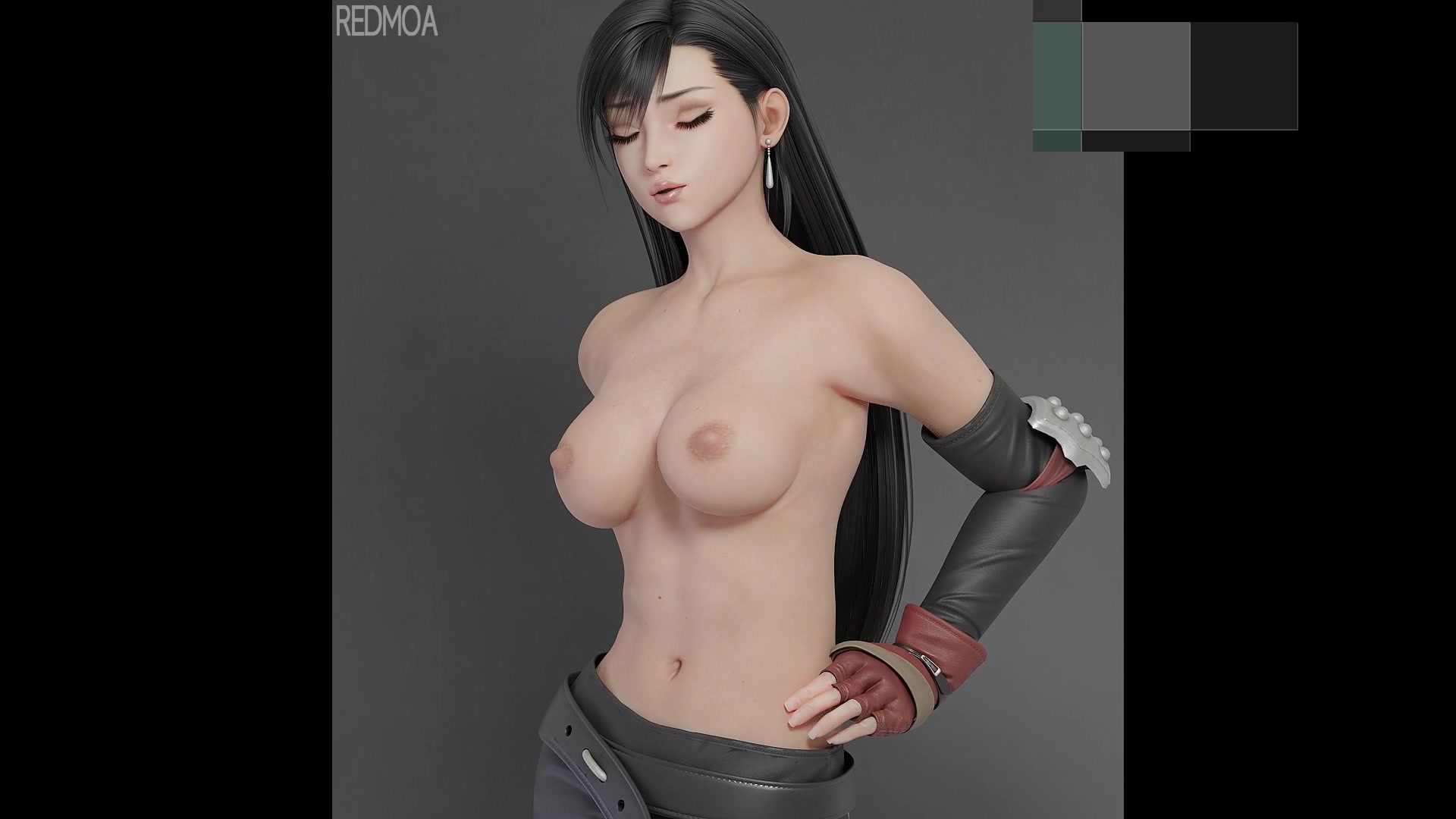 大神精心制作《最终幻想7》女神『蒂法』精品3D同人啪啪长篇完整版 超高还原 全程步兵